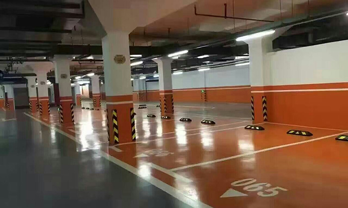 停车场半哑光环氧地坪